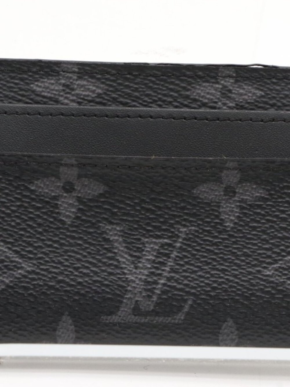 Louis Vuitton Monogram Eclipse Canvas Card Holder - Black